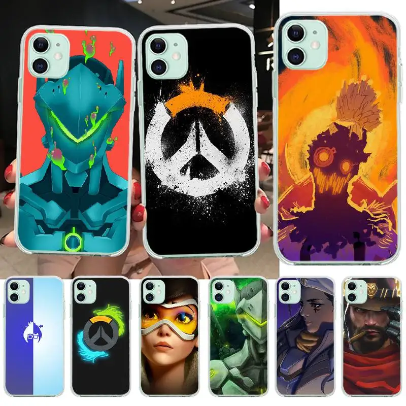 NBDRUICAI Overwatch ow Game DIY Роскошный чехол для телефона iPhone 11 pro XS MAX 8 7 6 6S Plus X 5S SE XR