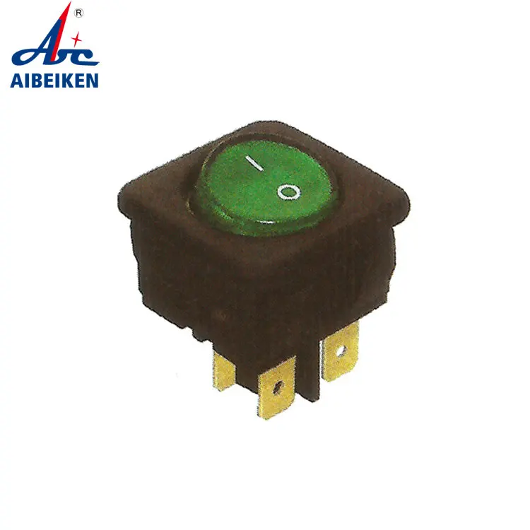 

Мини-выключатель с подсветкой, переключатель лодки, 4 контакта, квадратный, 20A/125VAC15A/250VAC 35A/12VDC, вкл. ВЫКЛ.