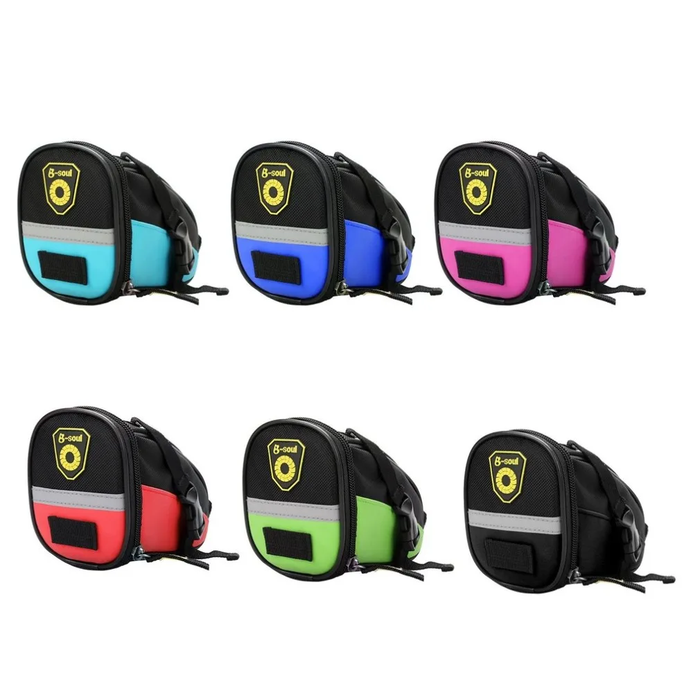 B SOUL прочная ткань Оксфорд велосипедное седло сумка Водонепроницаемость заднее