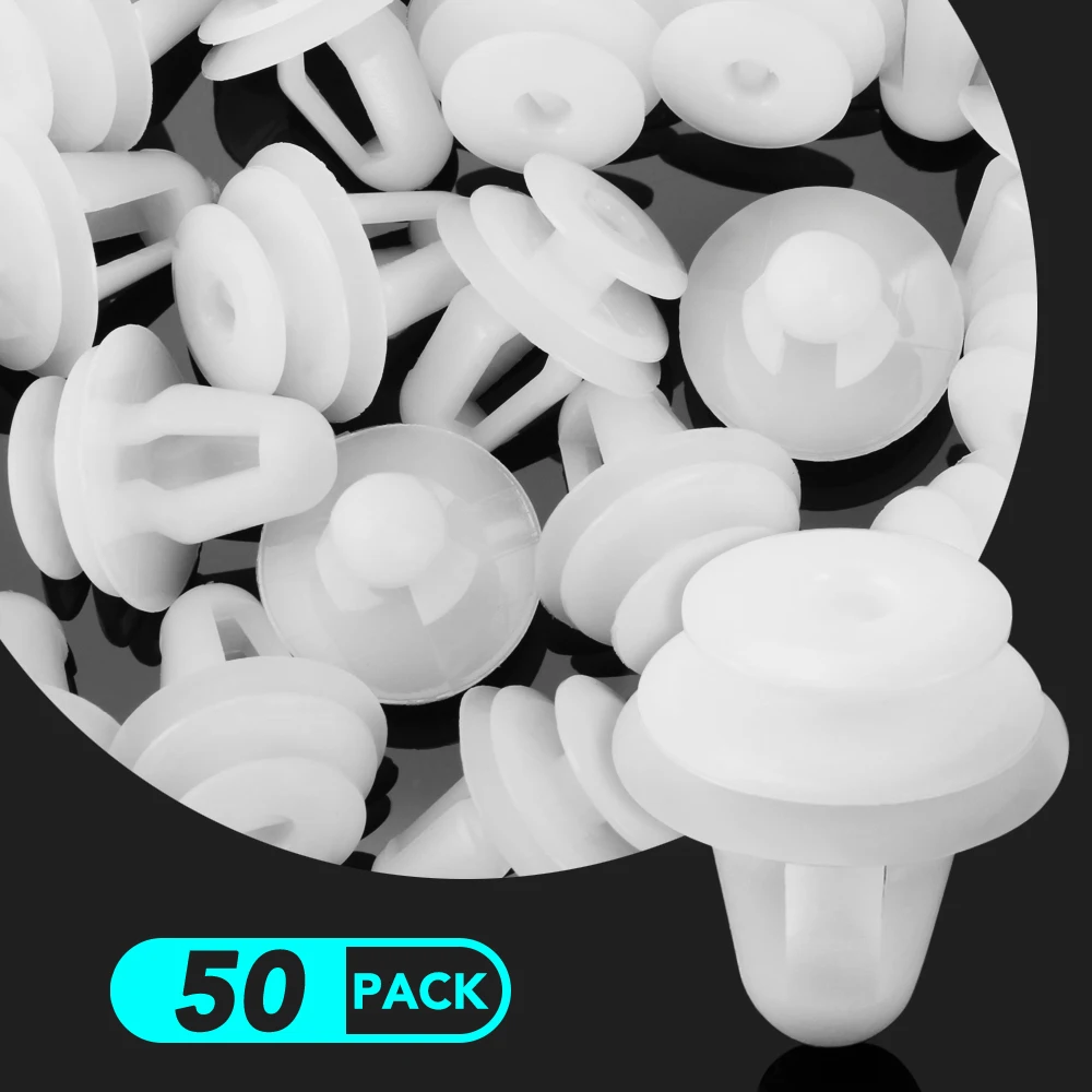 50 шт. 9 мм крепеж для автомобильного бампера фиксатор заклепок с отверстием