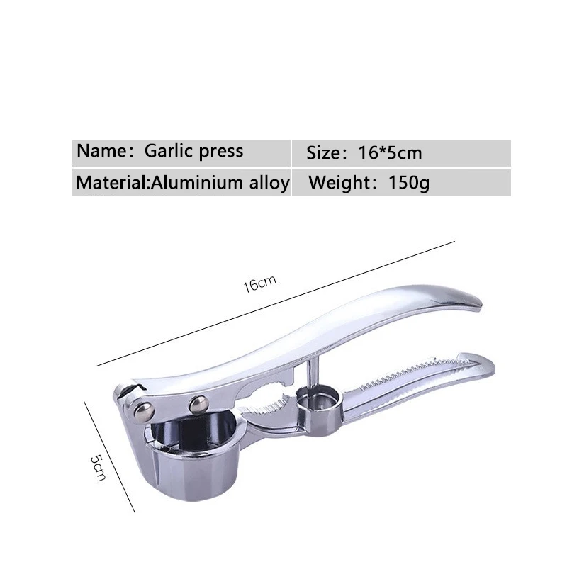 Мульти Функция чеснок Пресс дробилка для имбиря Алюминий сплав