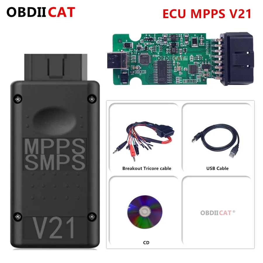 

New Arrived ECU Chip Tuning MPPS V21 V18 V16 V13 MAIN + TRICORE + MULTIBOOT With Breakout Tricore Cable With Free Shipping