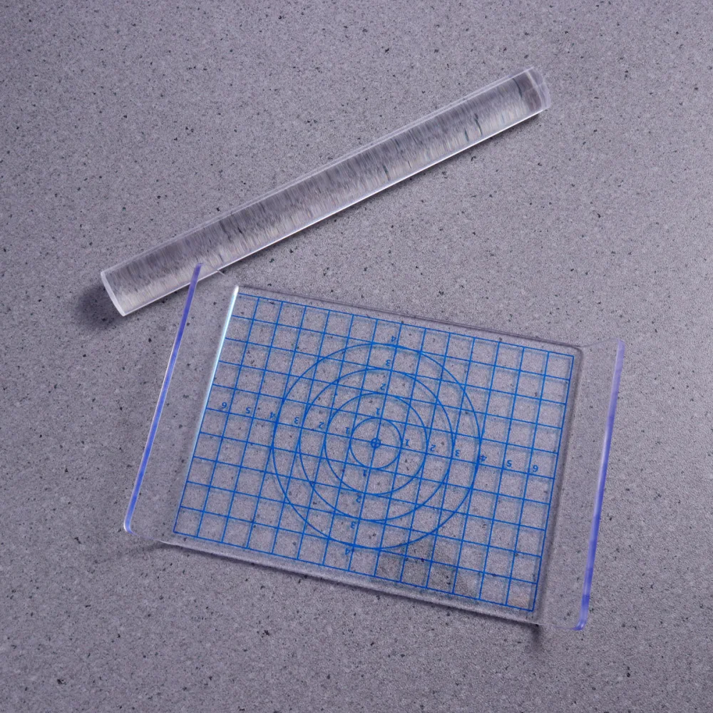 2 шт. акриловый ролик для глины лист доска с сеткой необходимые инструменты