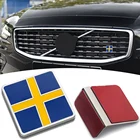3D металлическая наклейка с шведским флагом для VOLVO XC40, XC60, XC70, XC80, XC90, V40, V50, V60, V70, V90, Нагрудный значок на багажник, аксессуары