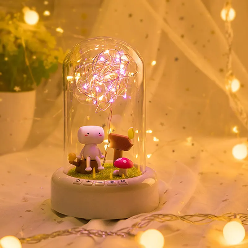 Хит продаж 2019 Bluetooth динамик лампа для украшения бутылки подарок друзьям на День