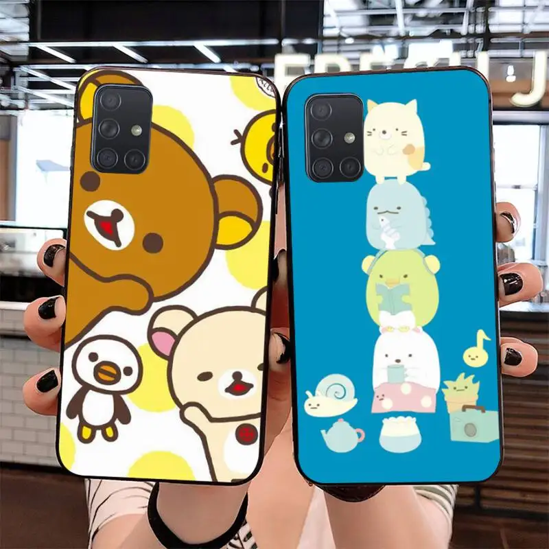 Мягкий силиконовый чехол для телефона HPCHCJHM sumikko gurashi Rilakkuma Samsung S20 plus Ultra S6 S7 edge S8 S9 S10