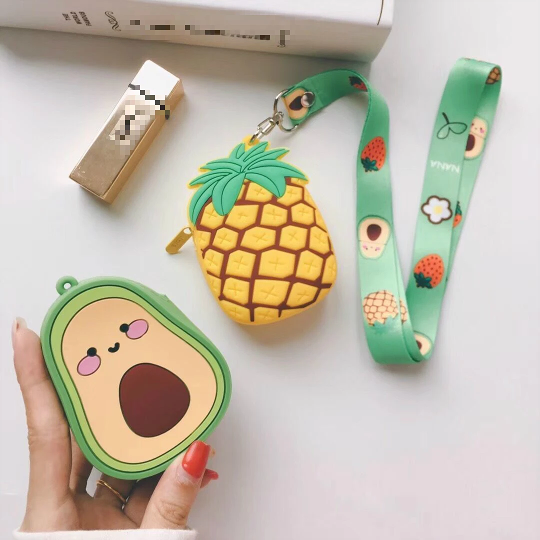 Mini Strawberry Baby Girls Mini Crossbody Bags Lovely Fruit Boys Kids Jelly Coin Purse Handbags Cute Children Small Shoulder Bag