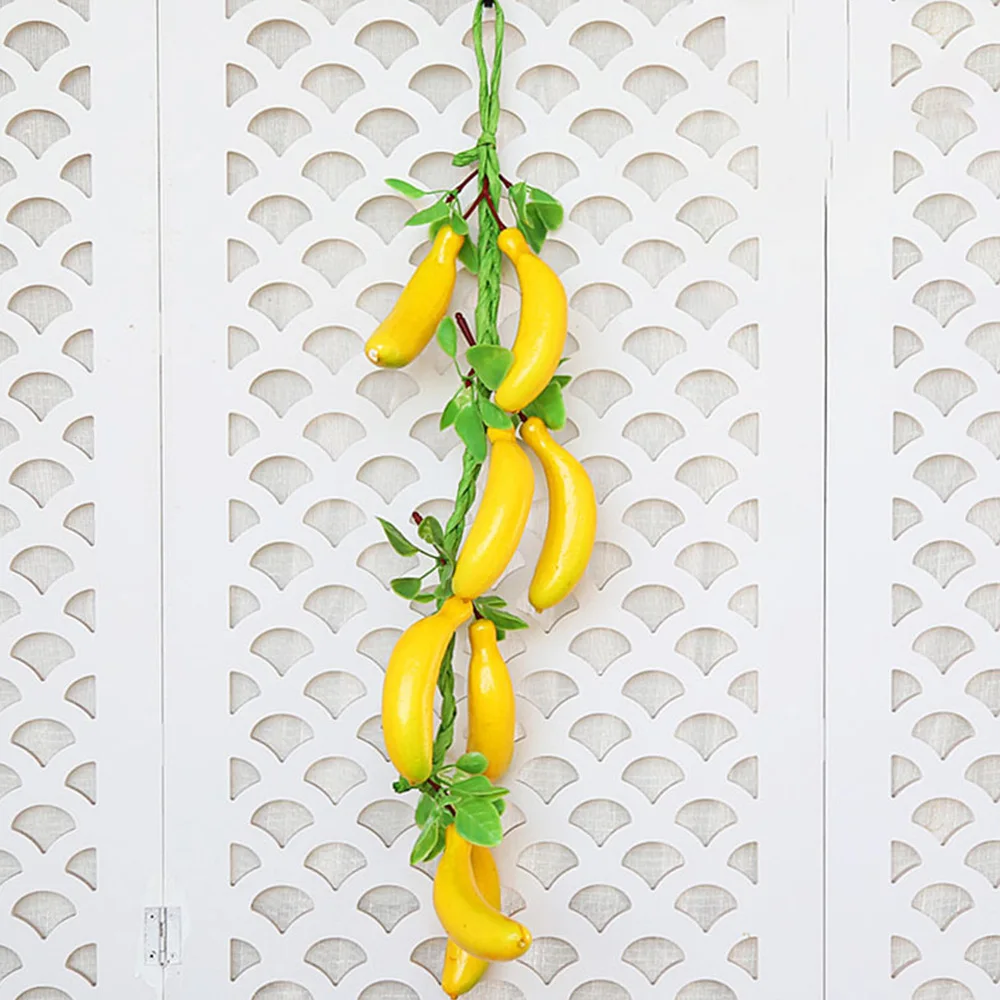 

2pcs Simulation Banana Decoration Bar Hanging Ornament Home Hanging Decoration