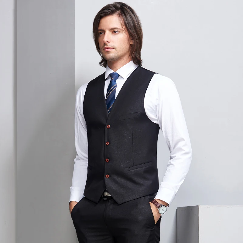 Брендовые костюмы для мужчин двубортный деловой официальный костюм 3 предмета