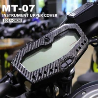 carbon fiber motorcycle instrument speedometer cover for yamaha mt07 fz07 2014 2020 2019 2018 2017 2015 for tracer 700 2016 2019