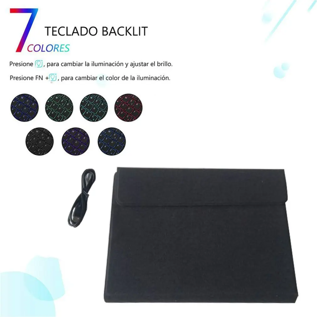 

Touch wireless keyboard protective cover-2019 For iPad10.2 universal Magnetic Cover with Pencil Slot