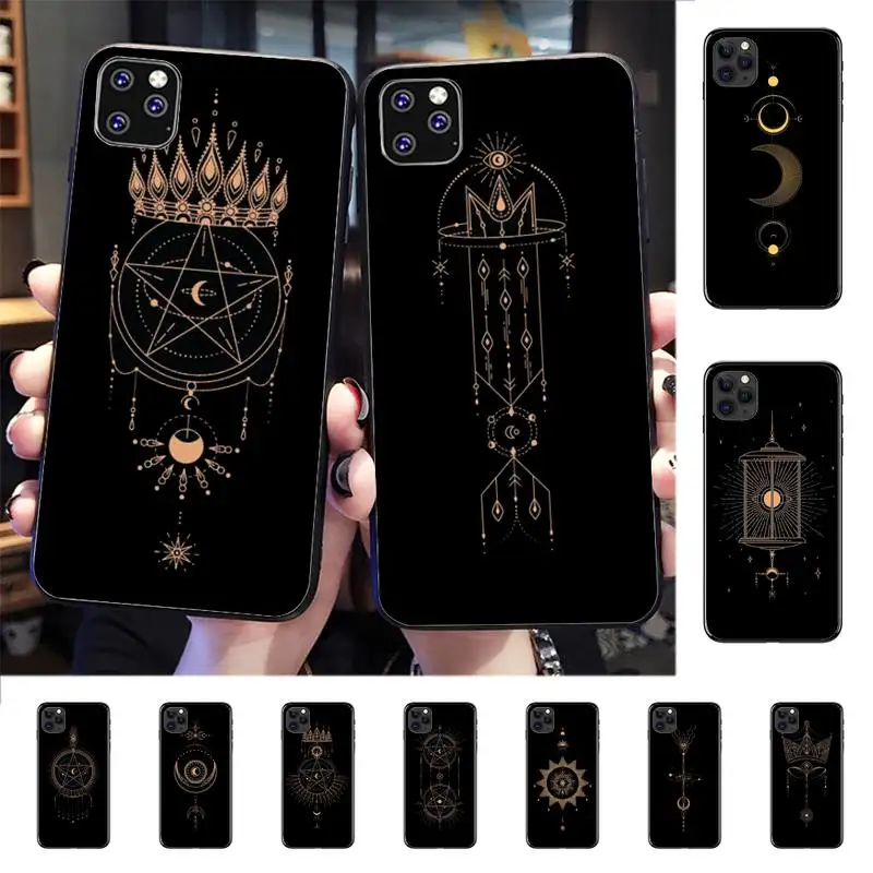

astrology Tarot Phone Case for iphone 13 8 7 6 6S Plus X 5S SE 2020 XR 11 12 mini pro XS MAX