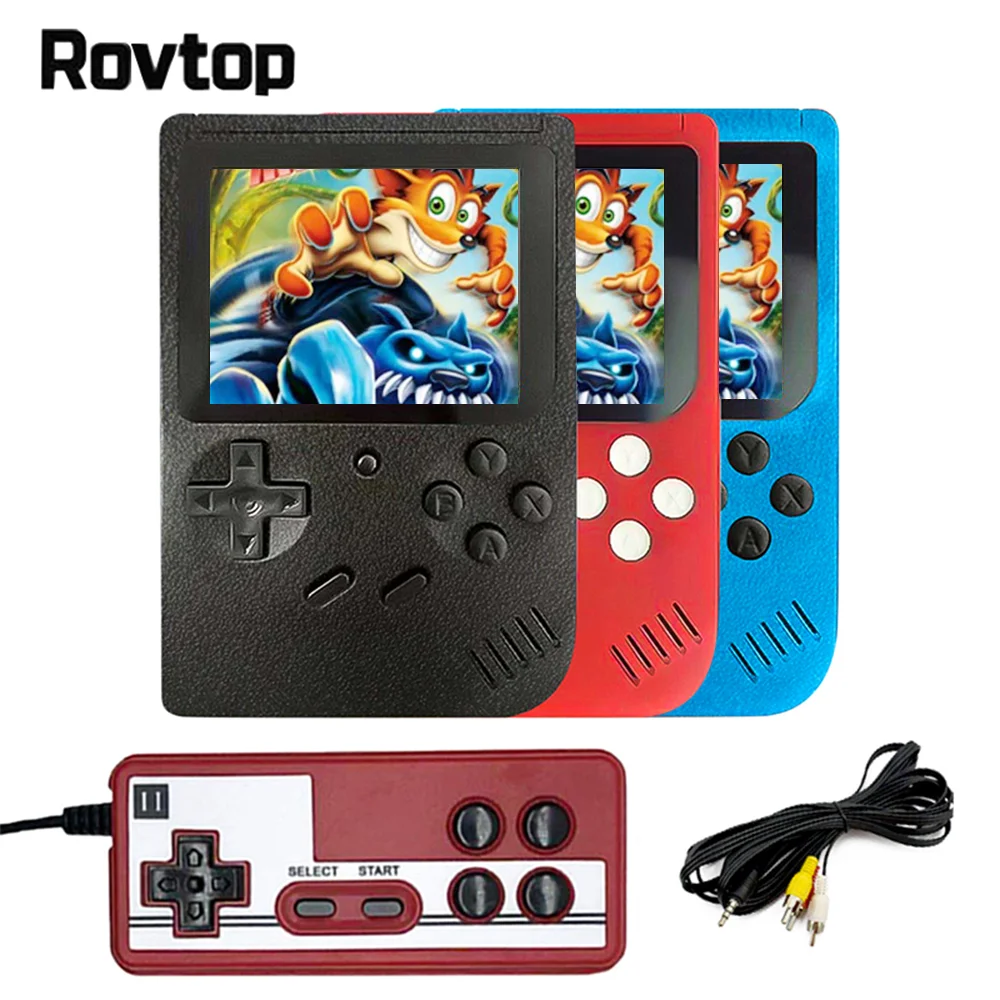 Портативная мини игровая консоль Rovtop в стиле ретро 8 бит 2 дюймовый ЖК экран