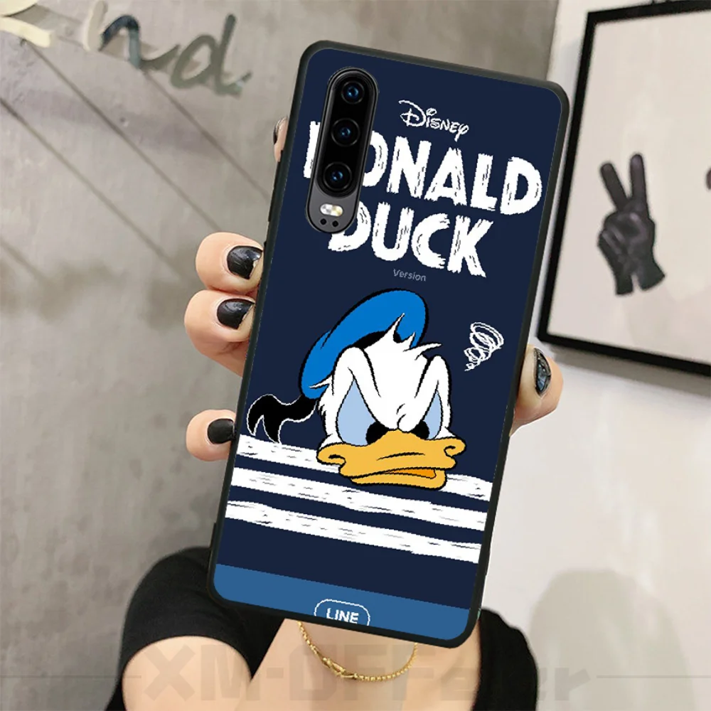 Разноцветный чехол для телефона с Дональдом Даком и Дейзи Для Huawei P9 10 lite P20 pro P30