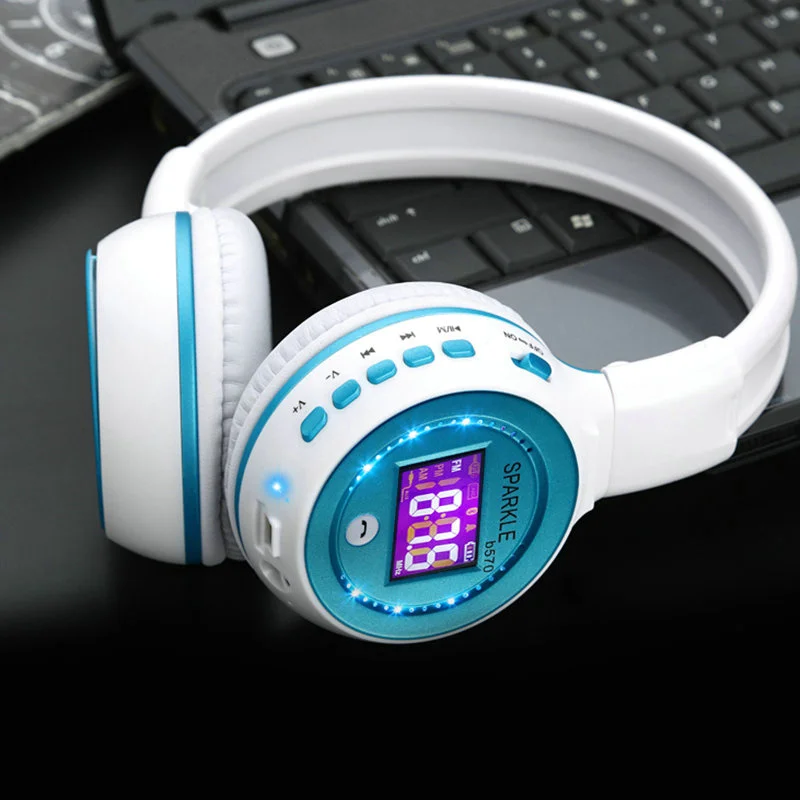 

Wireless Bluetooth Headphone Super Bass Stereo Headset TF Card MP3 Playback FM Radio Handsfree With Microphone