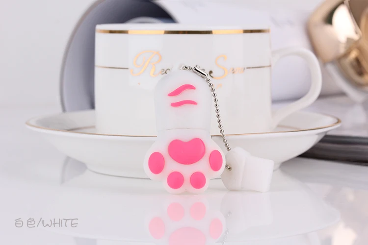 Милый USB флеш-накопитель с когтями из мультфильмов, 4 ГБ, 8 ГБ, USB 2,0, 16 ГБ, флеш-накопитель, 32 ГБ, USB флеш-накопитель, 64 ГБ, 128 ГБ, с брелоком