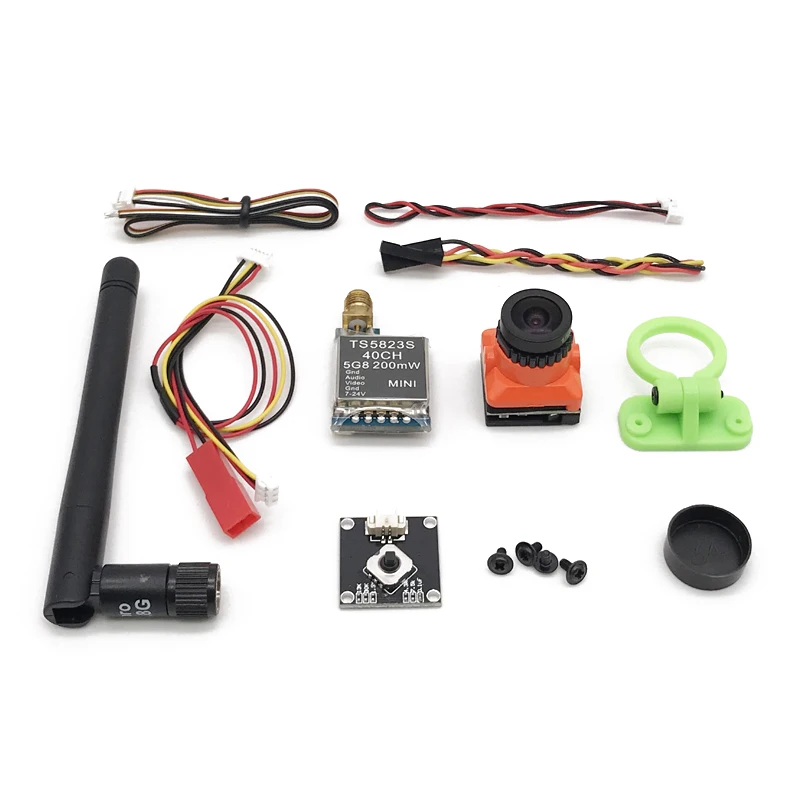 TS5828S 200 МВт/600 мВт 5 8G 40Ch FPV видеопередатчик и 1/3 &quotCMOS 1500TVL Мини камера 2 1 мм объектив