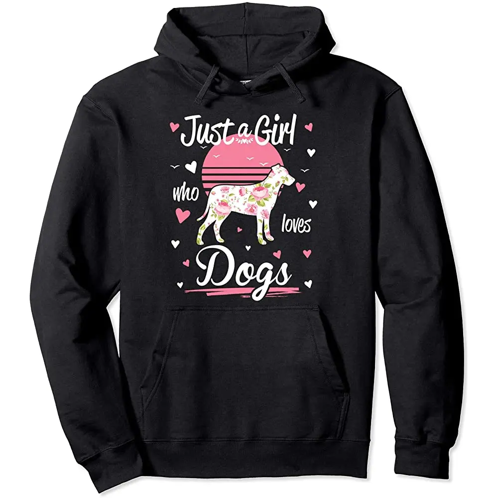 

Dog Design, Just A Girl Who Loves Dogs Pullover Hoodie