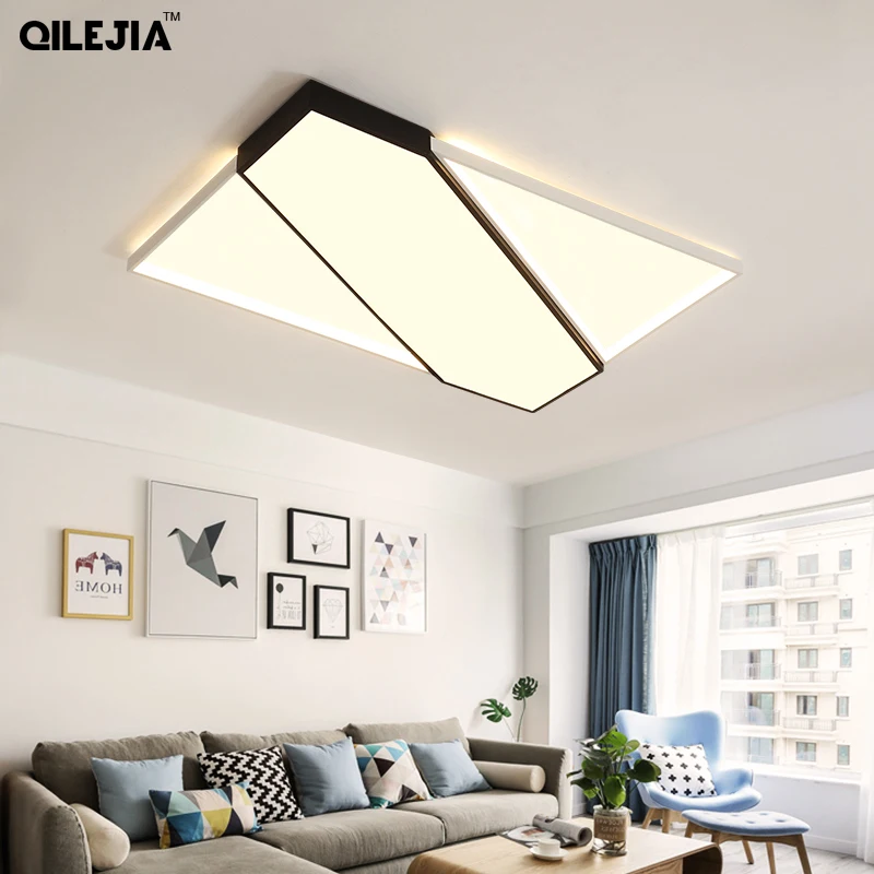 Современный потолочный светильник светодиодный ультратонкий простой для