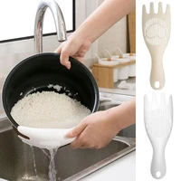 kitchen gadgets multifunctional portable rice washing machine household beans washing handle strainer kitchen tools