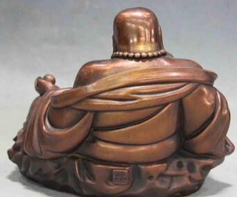 Бесплатная доставка &ltкитайский буддийский красная медь бронза счастливое