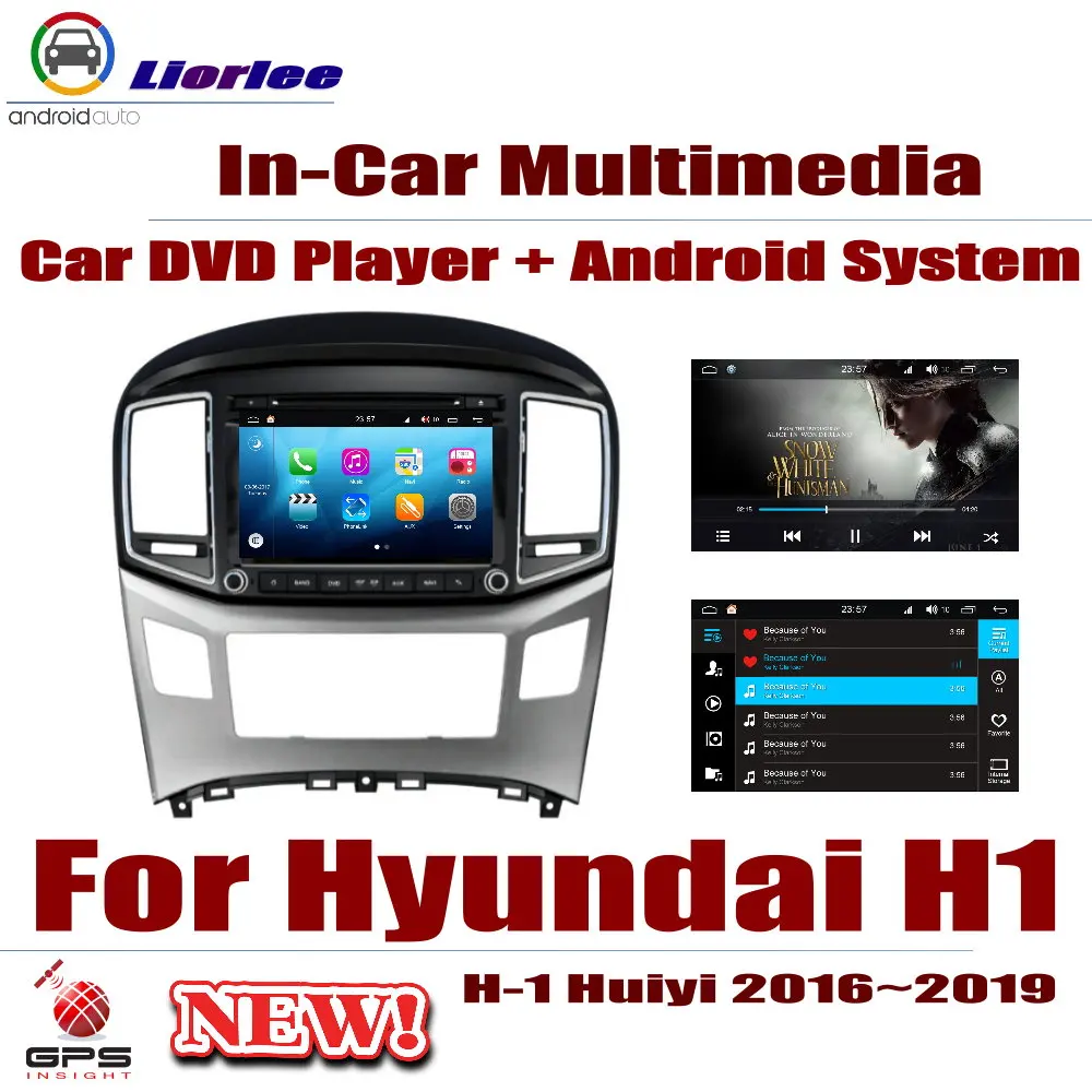 Для Hyundai H1 H-1 Huiyi 2016-2019 автомобильный dvd-плеер на основе Android IPS ЖК-экран GPS