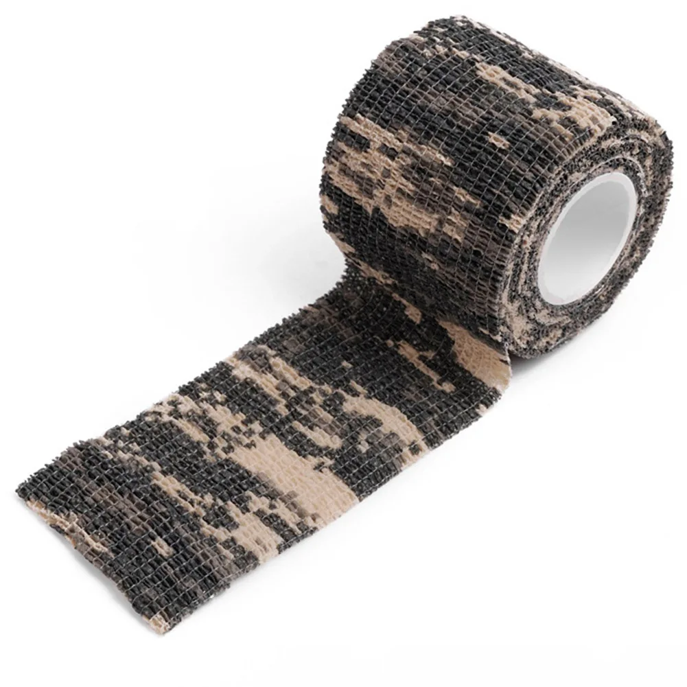 

1pcs Hunt Disguise Elastoplast Camouflage Elastic Wrap Tape Self Adhesive Sports Protector Ankle Knee Finger Arm Bandage
