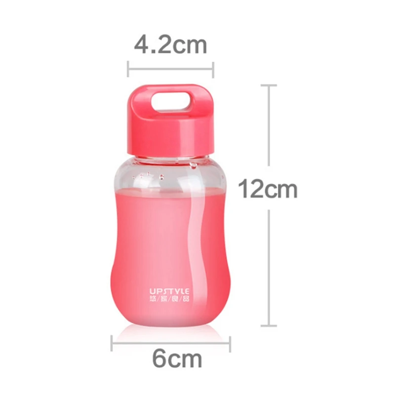 Мультяшная мини-бутылка для воды пластиковая прозрачная бутылка питья моих