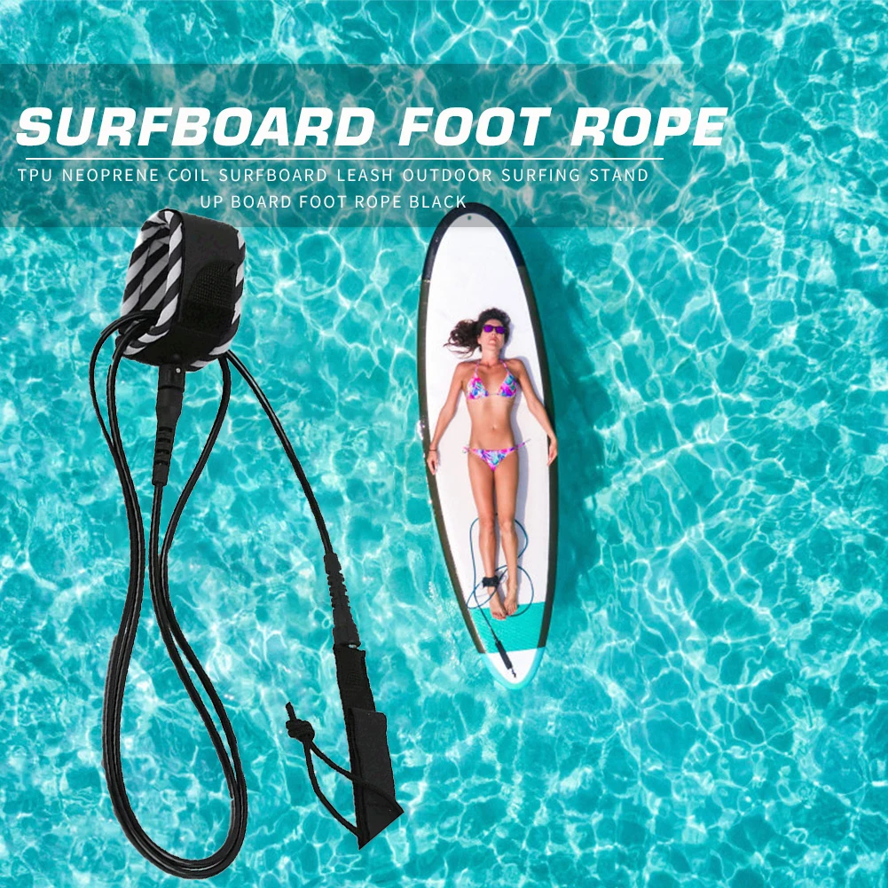 Регулируемый поводок для серфинга Поводок доски эластичный с лодыжкой|Серфинг| |