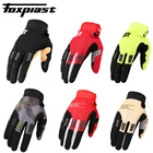 Перчатки FOXPLAST для мотоцикла, мотоциклетные, с сенсорным экраном