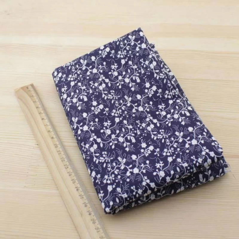 Booksew 7 шт. темно синий 50 см x Fat кварталы Хлопок Ткань для DIY Вышивание лоскутное S Tilda