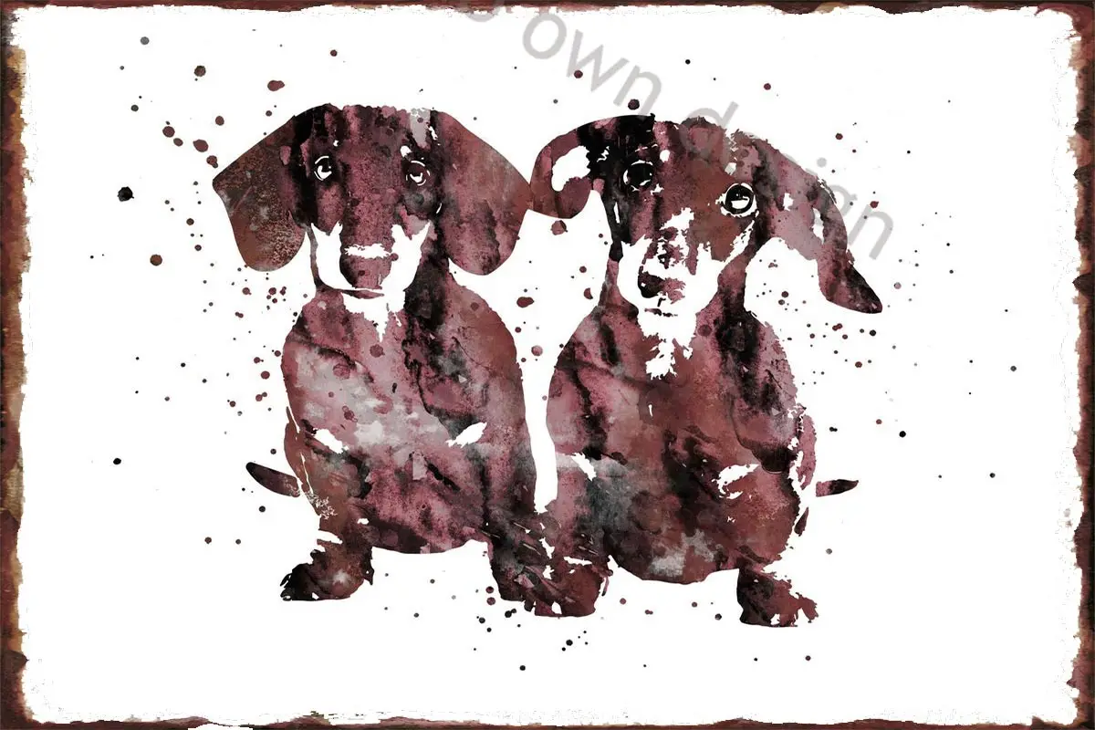 

Декор для комнат «такса» в стиле ретро, винтажный металлический знак, жестяные таблички, настенный Декор для дома, клуба, мужской пещеры, каф...