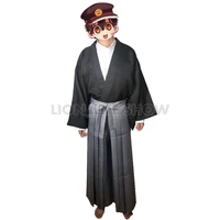 toilet bound jibaku shounen hanako kun hanako kun cosplay costumes cosplay coat hat kimono