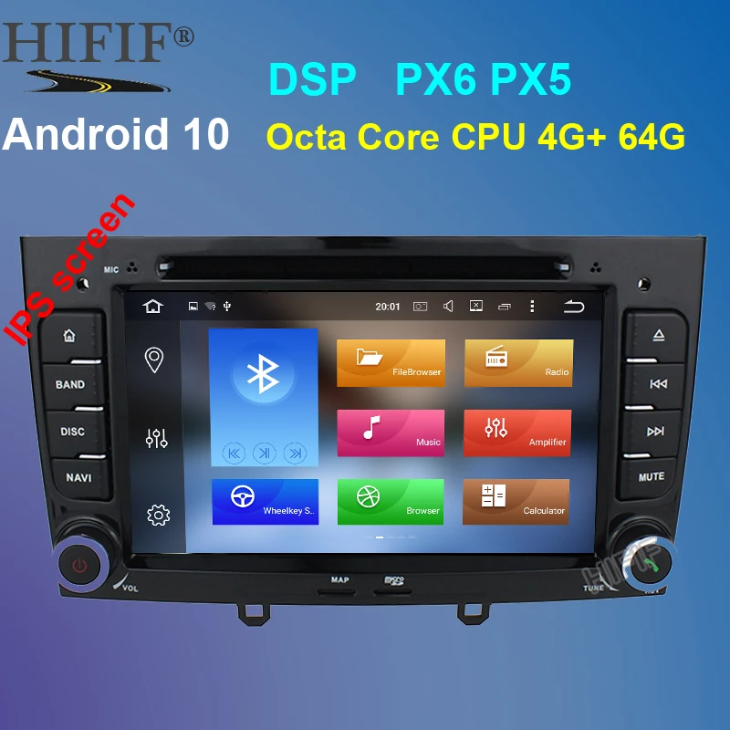 2Din PX6 автомобильный dvd плеер радио аудио для Peugeot 308 408 308SW с GPS навигацией BT RDS SD 1080P