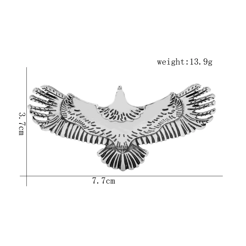 Новые модные аксессуары для волос металлические шпильки в виде орла птицы