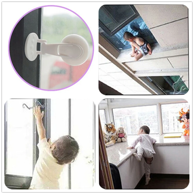 

Baby Drawer Lock Safety Protector Plastic Multi-Use Child Security For Cabinet Refrigerator Window Closet Protect Toddler