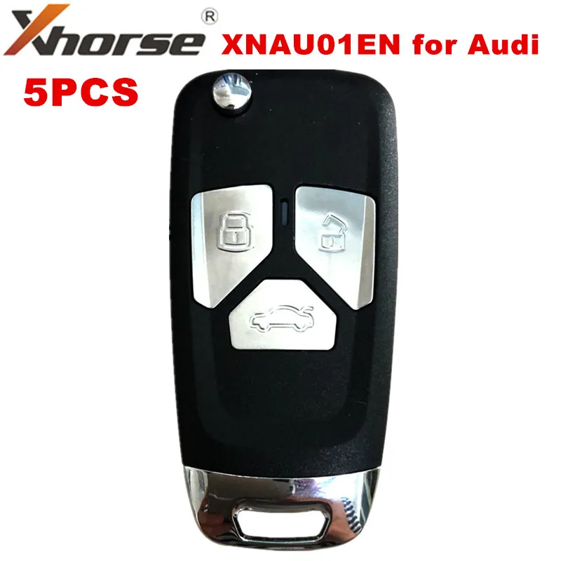 

XHORSE XNAU01EN for Audi Style Wireless VVDI Universal Flip Remote Key With 3/4 Button