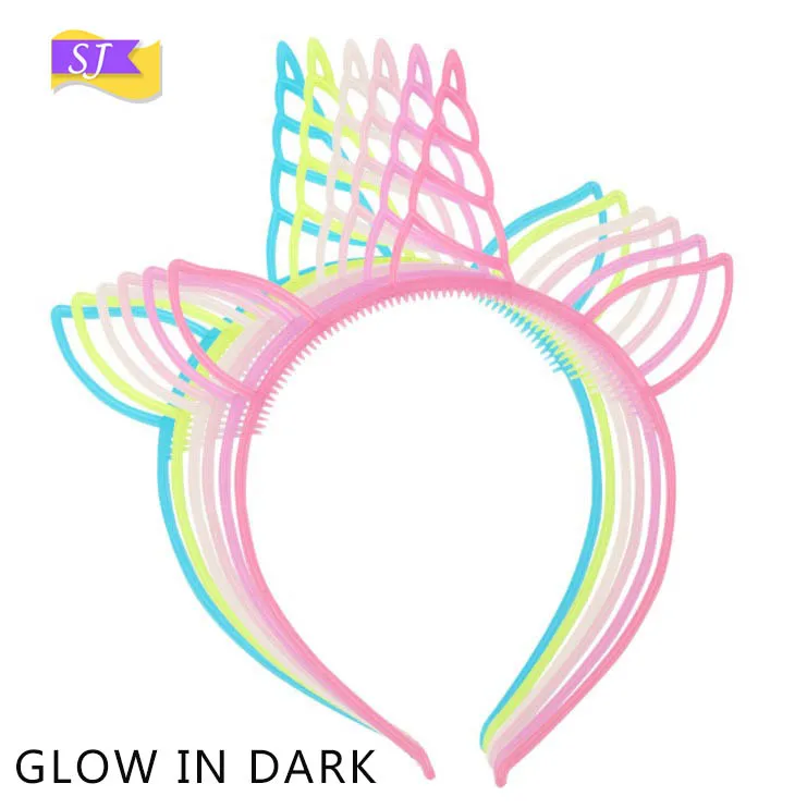 2019 горячая Распродажа детская светящаяся в темноте повязка на голову с кошачьими