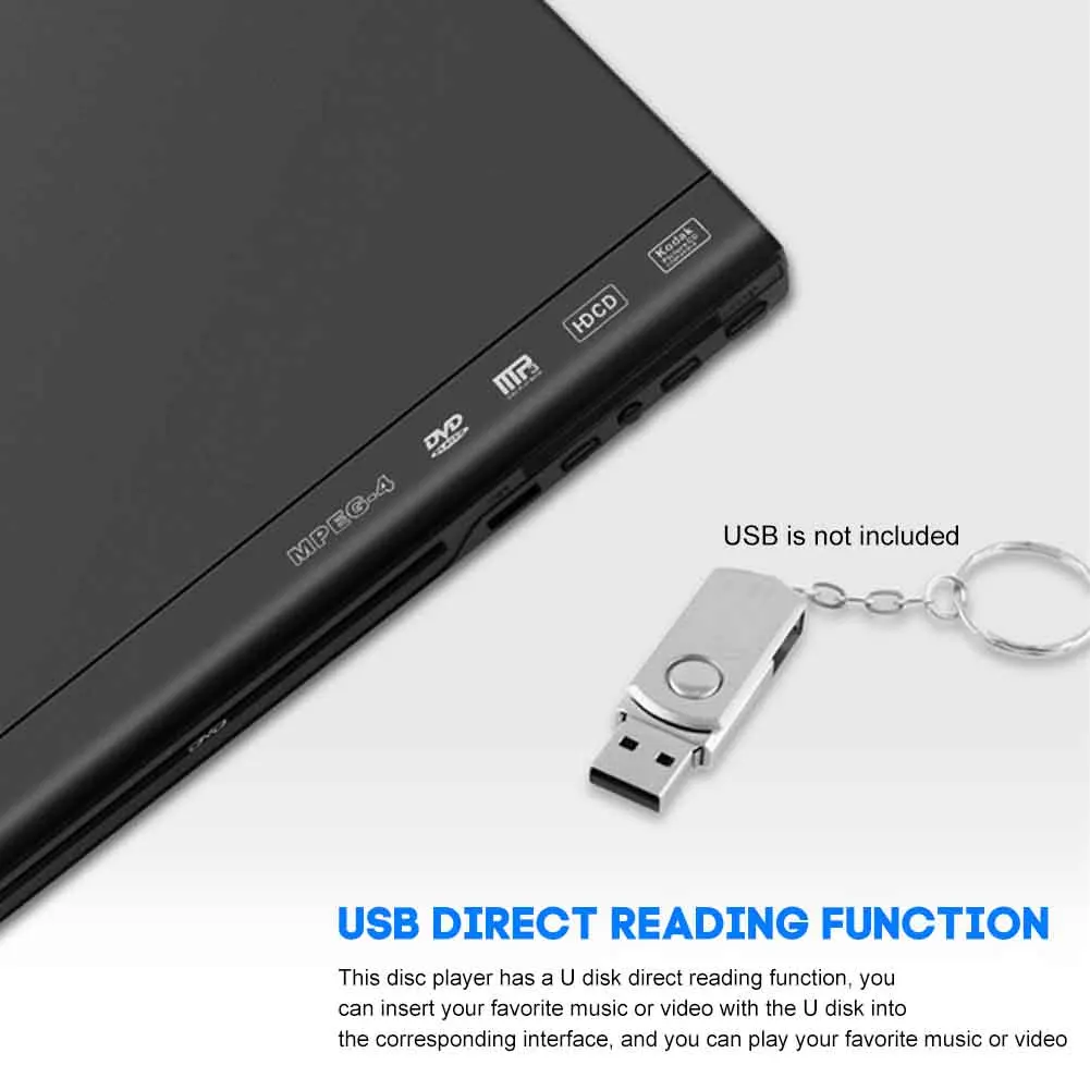 DVD плеер для всех регионов бесплатный телевизора с AV кабелем домашняя