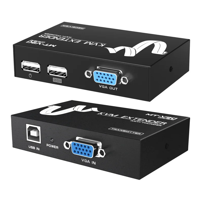 KVM-удлинитель MT-VIKI 100 м для клавиатуры мыши адаптер повторитель видео VGA