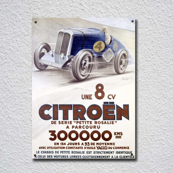 

Vintage Retro Shabby-chic Tin Sign Racing Cars Plaque Tin Sign Metal Sign Metal Poster Metal Decor