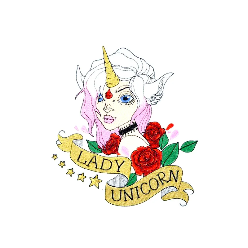 Большой мультфильм девушка вышивка металлик нашивки значки наклейка для одежды
