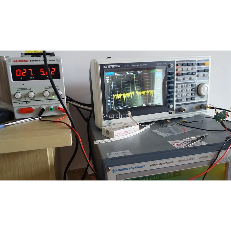 Nvarcher VHF UHF малошумный модуль усилителя мощности LNA широкополосный ISM диапазон 433M RF