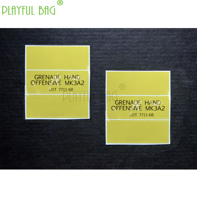 Игривый мешок MK3A2 металлические наклейки тактические CS DIY декоративные