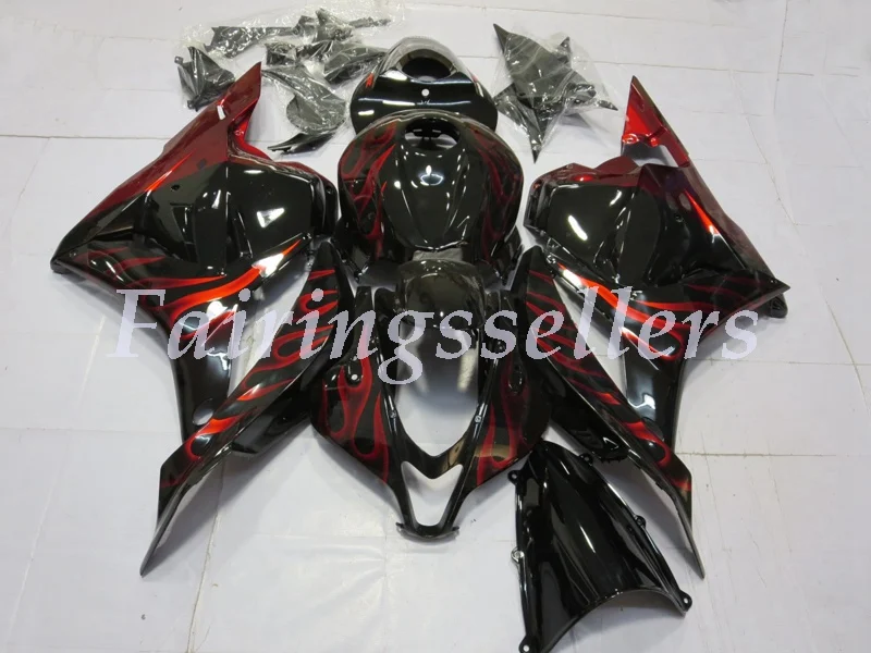 Топ впрыска ABS Полный комплект обтекателя подходит для Honda CBR600RR F5 2009 2010 2011 2012 Обтекатели блеск красный синий белый