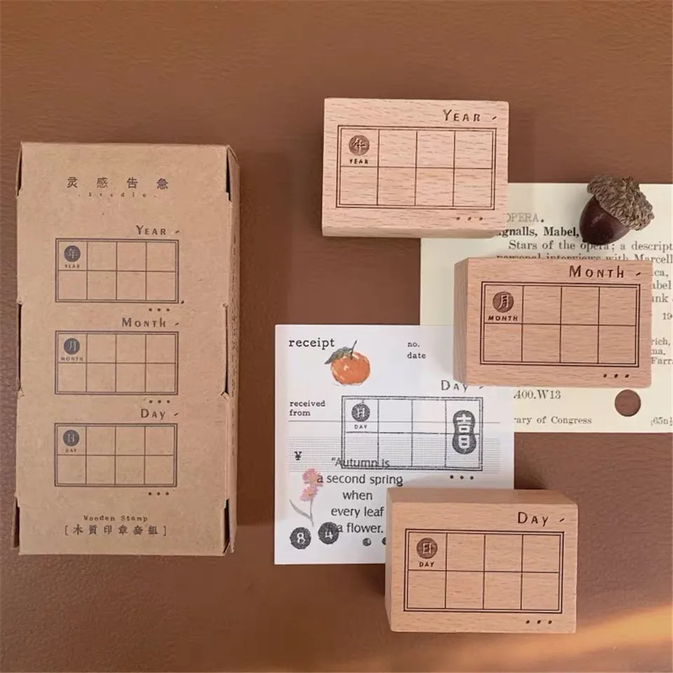 Деревянный резиновый штамп для скрапбукинга сделай сам фотоальбом открыток 2020