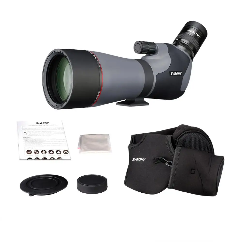 SVBONY Spotting Scope 20-60x80 сверхнизкий дисперсионный ED двойной Фокус телескоп FMC +