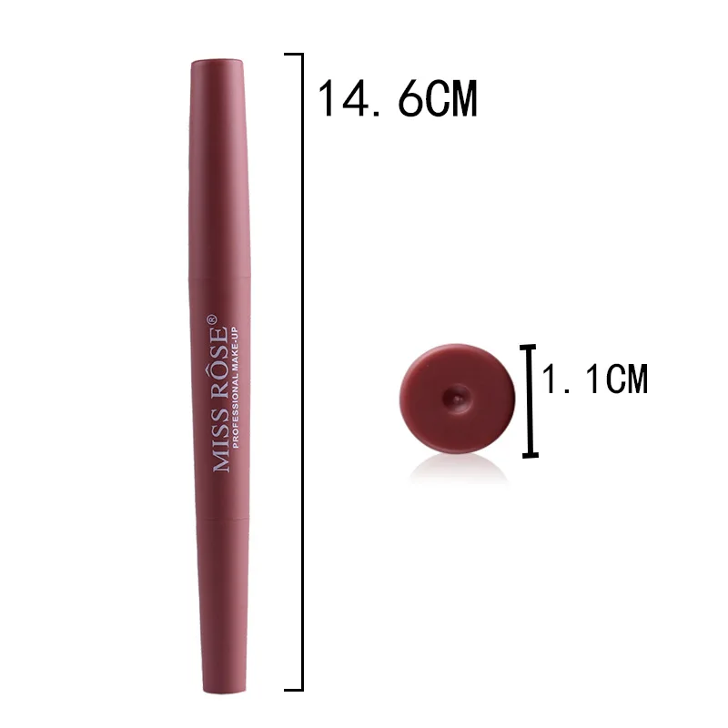

Matte Lipstick Pencil Lip Liner Long-lasting Waterproof Moisturizing Lipsticks Makeup Sexy Lips Contour Cosmetics Lipliner