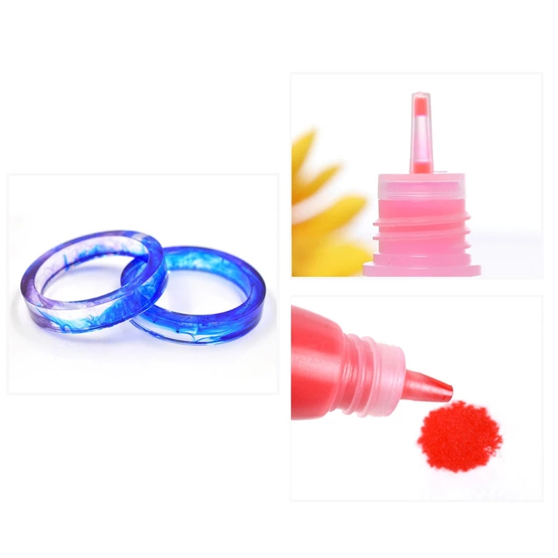 

12 Colors DIY Epoxy Resin Pigment Liquid Resin Colorant Dye Kit Resin Art Crafts