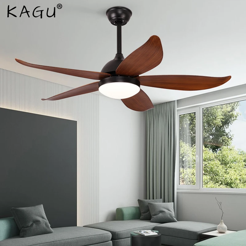 

48 Inch LED Nordic Modern Ceiling Fan Light Restaurant Simple Silent Fan Light Modern Household Living Room Led Ceiling Fan